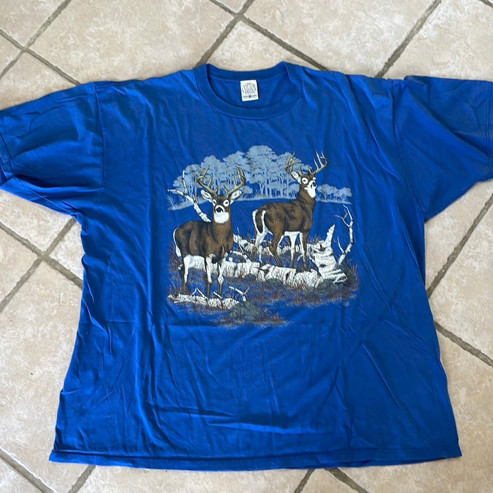 Vintage Deer t shirt by Cotton Grove